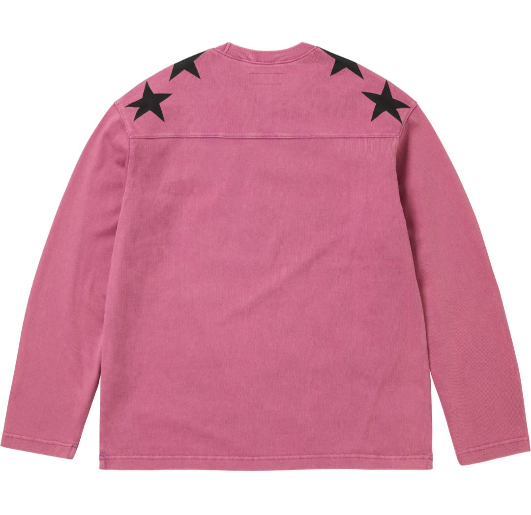 Supreme 88 Star Shoulder Long-Sleeve T-Shirt