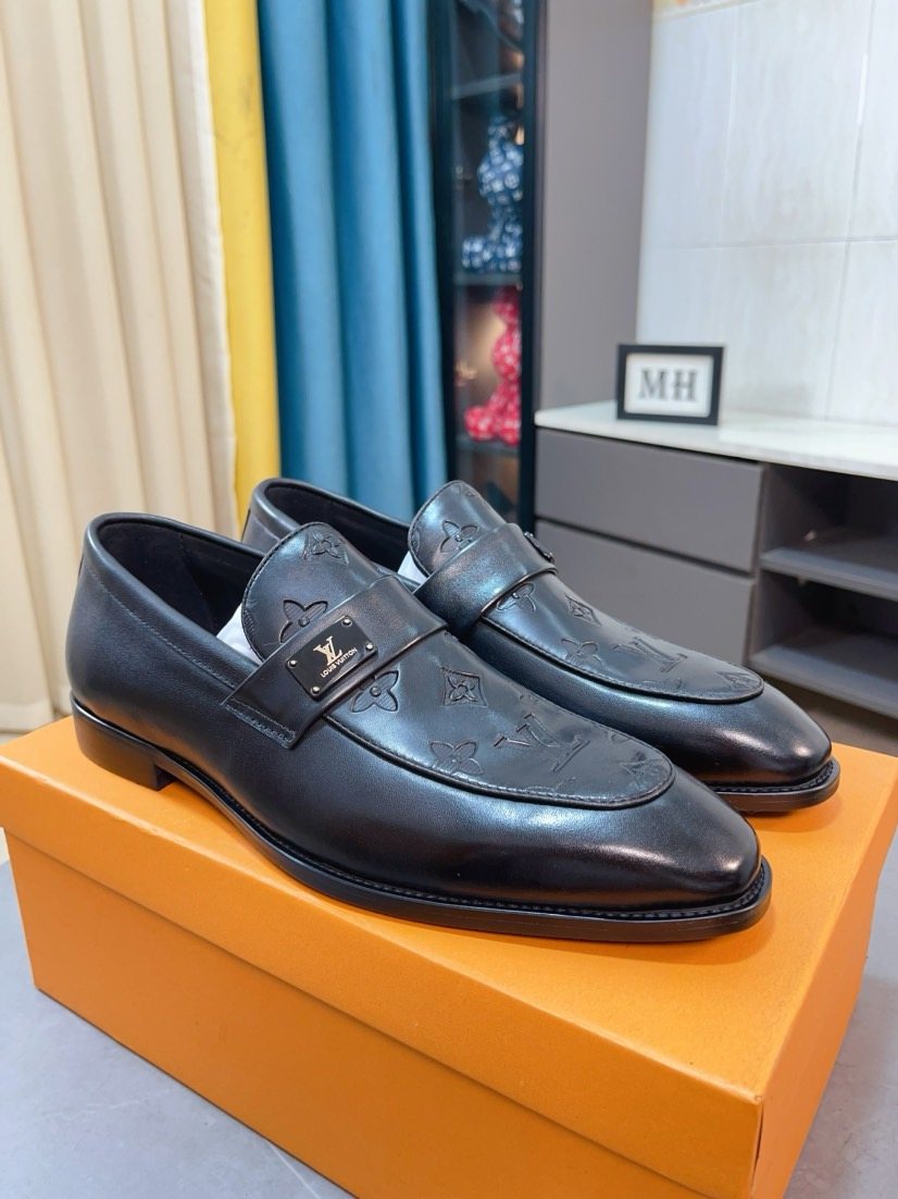 Louis Vuitton Leather Loafers